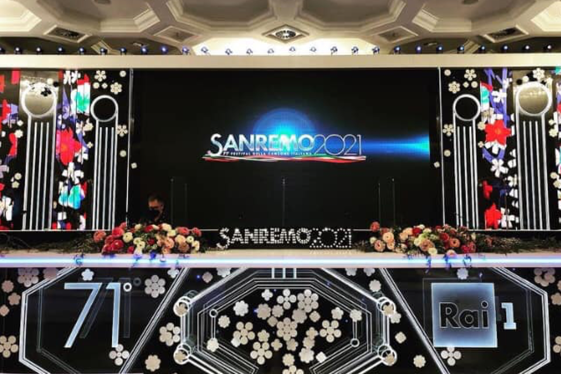 Sala stampa Sanremo 2021